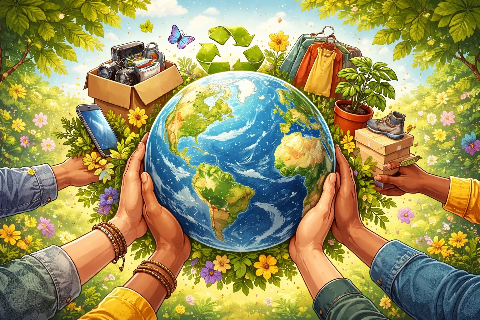 Byteshandel i Malmö byt begagnade kläder, möbler, elektronik gratis på SwapDeals bytesplattform